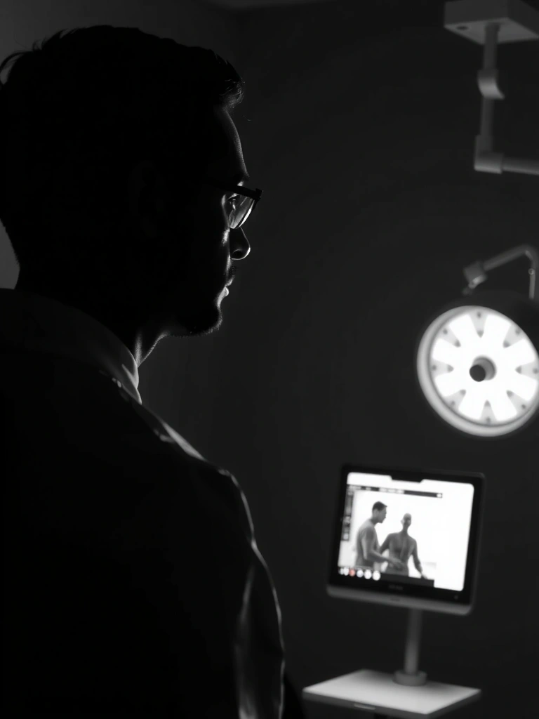 Medico che opera a distanza